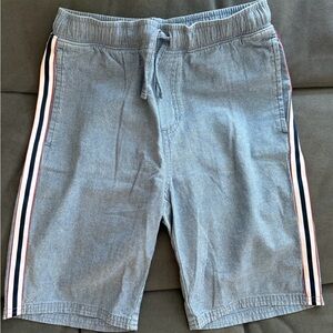 Rocket’s Of Awesome Blue Shorts with red/navy/white stripe detail. Boys 12